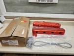 Set Shlpdfm Finned Gloss Red Cast Aluminum 2-PIECE Valve Covers Fits Chevy New. Price: $179.99.