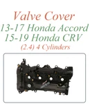 Engine Valve Cover Fit 15-19 Honda Crv 13-17 Accord 2.4 Cylinders New. Price: $297.75.