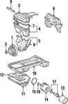 Genuine Toyota Engine Timing Cover 11303-46011 New. Price: $67.65.