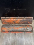 Sbc Oem Chevy Script Valve Covers Small Block Gm Stamped Steel Used. Price: $79.99.