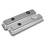Holley 241-137 Muscle Series Valve Covers, Sbc, Polished Finish New. Price: $460.95.