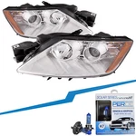 Perde Chrome Projector Headlight Set For 07-11 Mazda CX-7 Halogen Models New. Price: $365.39.