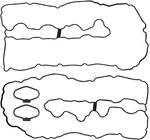 Engine Valve Cover Gasket Set Victor Reinz 15-10180-01 New. Price: $94.93.