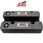 Ford 400 Cleveland Valve Covers Die-cast Aluminum Black Ansen Usa New. Price: $295.00.