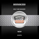 Genuine 2010-2020 Subaru Impreza Bolt And Washer 800506350 New. Price: $39.00.