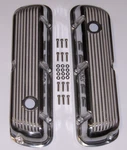 Short Ford Sbf 289 302 351W Retro Finned Polished Aluminum Valve Covers Mustang New. Price: $88.33.