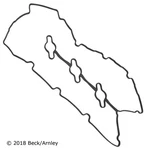 Beck Arnley 036-1696 Valve Cover Gasket For 2006-2010 Hyundai Sonata 3.3L Rh New. Price: $43.73.