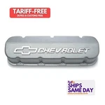 Chevrolet 12371244, Pair Of Aluminum Valve Covers Bbc- Tall Natural Performance New. Price: $1301.51.
