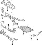 Genuine Toyota Supra Engine Under Cover Splash Shield 51441-14140 New. Price: $193.55.