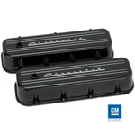 Billet Specialties Bbc Tall Valve Cover Chevrolet Script Black New. Price: $383.99.