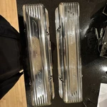 Corvette 56 -59 Seven Fin Polished Valve Covers Used. Price: $599.00.