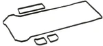 Engine Valve Cover Gasket Set Elring 001.563 New. Price: $55.99.