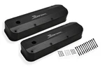 Holley Sniper 890007B Fabricated Aluminum Valve Covers - Black Finish New. Price: $166.95.