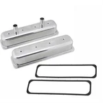 Tall Aluminum Centerbolt Valve Cov & Gaskets, Fits Small Block Chevy New. Price: $93.99.