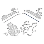For Nissan Titan Xd 2016-2019 13270EZ40A Left Engine Valve Cover Gasket New. Price: $72.06.