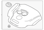 Genuine Mazda Engine Cover PXM3-10-2F0A New. Price: $202.71.