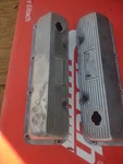 Ford 7214 Aluminum Valve Covers Pair Weiand. Price: $179.00.