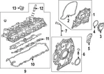 Genuine Mazda Valve Cover H301-10-210C New. Price: $2840.56.