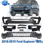 Front Bumper Cover Primed & Lower Molding 2018-2019 Ford Explorer New. Price: $331.70.