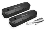 Holley Sniper 890007B Fabricated Aluminum Valve Covers - Black Finish New. Price: $166.95.