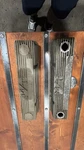Chevy Sbc Vintage Mickey Thompson M/t Valve Covers J20415 Used. Price: $110.00.