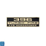 Chevy Cars 396 Turbo-fire 325 Hp Valve Cover Decal DC0300 Gm 3864938 Each New. Price: $8.99.