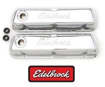 Edelbrock 4460 Signature Series Valve Covers Ford 260-289-302-351W V8 Chrome New. Price: $88.90.