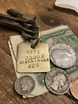 1973 Dodge Challenger 426 Solid Brass Key Fob Mopar Chrysler Six Pack New. Price: $17.00.