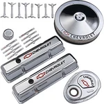 Proform 141-900 Small Block Chevy Chrome Dress-up Kit W/bowtie New. Price: $317.95.