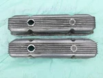 Cal Custom Big Block Mopar Finned Aluminum Valve Covers 383 400 413 426 440 Used. Price: $395.00.