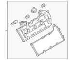 Genuine Volkswagen Valve Cover 059-103-469-BD New. Price: $270.60.