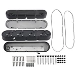Fabricated Aluminum Valve Covers For Engines Using LS1, LS2 JM8082-2BK New. Price: $147.52.