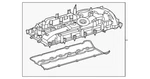 Genuine Bmw Valve Cover 11-12-7-952-876 New. Price: $575.55.