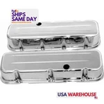 Racing Power R9235, Pack Chrome Steel Chevy 396-502 Tall Valv Cover Pair New. Price: $88.84.