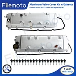 Aluminum Valve Cover Kit W/gakset Ford 2012-2017 F-250 F-350 Super Duty 6.2L New. Price: $289.56.