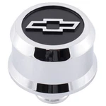 Proform 141-856 Chevy Bow Tie Valve Cover Air Breather Cap Chrome Push-in Style New. Price: $41.95.