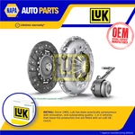 Clutch Kit 3PC (cover+plate+csc) Fits Volvo S60 MK2 2.0D 2.4D 10 To 15 240MM Luk New. Price: $391.66.