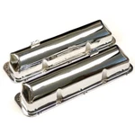 1963-64 Ford 427 Galaxie "baldy" Chrome Valve Cover Set Blem New. Price: $99.95.