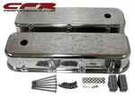 Aluminum 1965-95 Chevy Bb 396-427-454-502 Tall Valve Covers Flamed Polished New. Price: $77.04.