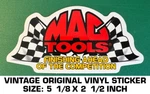 Mac Tools Finishing Ahead - Vintage Original Vinyl Decal Sticker Automotive Used. Price: $7.28.