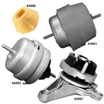 Engine Motor Mounts & Manual Trans 4PCS For Audi A4 Quattro 07-05 L4-2.0L New. Price: $215.00.