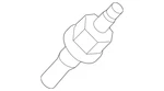 Genuine Ford Valve Cover Stud JL3Z-00812-C New. Price: $12.95.