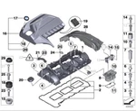 Genuine Bmw N55 Engine Valve Cover ,gasket Bolts Kit E82,E90,F30,F10,F22,X3,X5 New. Price: $599.99.
