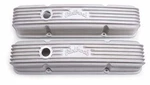 Edelbrock 41449 Classic Series Finned Aluminum Valve Covers W/ Oil Hole Satin New. Price: $293.79.