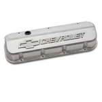 Proform Valve Cover Set 141-869; Slant-edge, Chevy Bowtie, Natural Alum Bbc New. Price: $314.95.