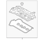 Genuine Mazda Valve Cover PY8W-10-210B New. Price: $284.03.