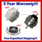 M678 Fits 2002-2006 Audi A4 1.8L Fwd, Motor & Trans Mount Set A6992 A6937 A6967 New. Price: $107.62.