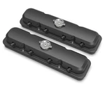Holley 241-192 2-PIECE Cast Aluminum Valve Covers Satin Black Finish New. Price: $599.95.