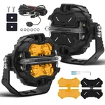 Round Led Driving Lights 3.5" Spot Beam With Covers For Off Road Truck Suv 4WD New. Price: $146.55.