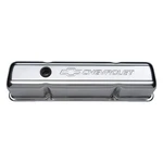 Proform Engine Valve Covers Stamped Steel Tall Chrome W/ Bowtie Logo Fits Sb New. Price: $115.13.